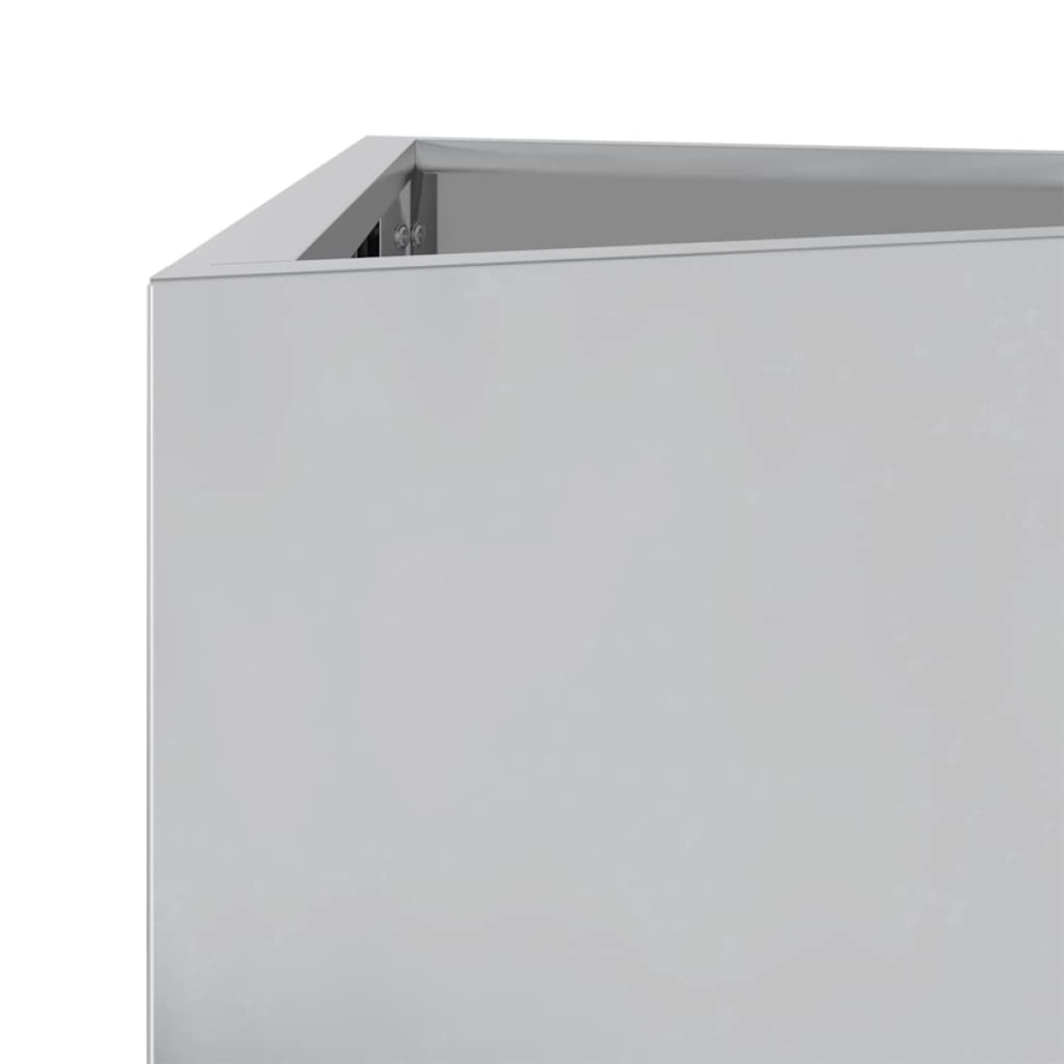 vidaXL Ζαρντινιέρα Κήπου Τρίγωνο 40x34,5x75 εκ Γαλβ. Ατσάλι