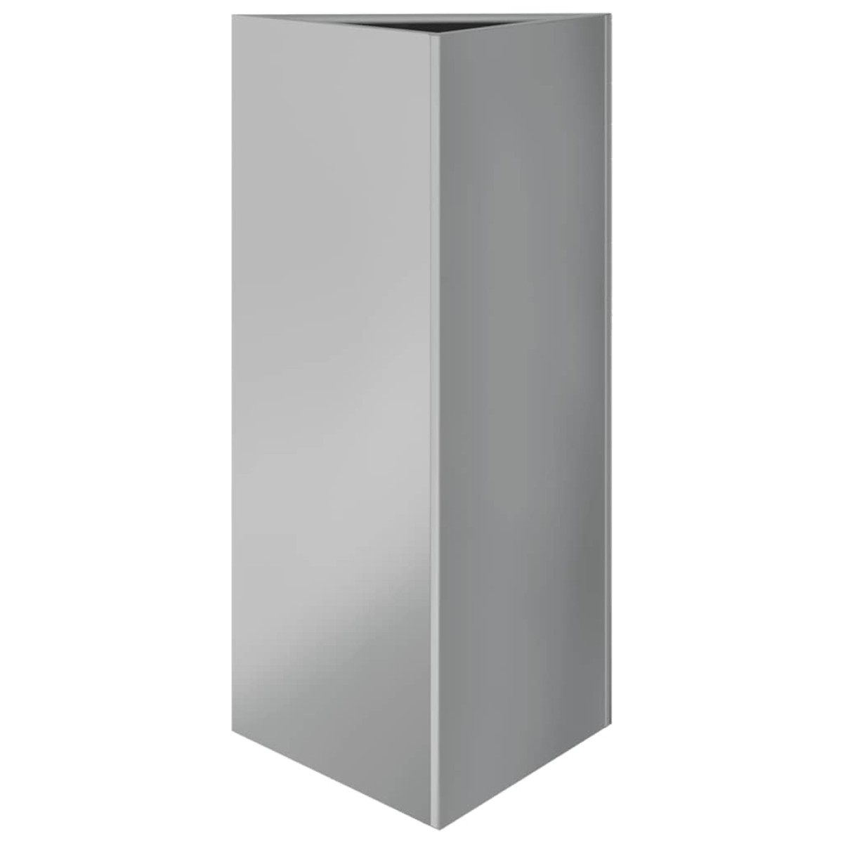 vidaXL Ζαρντινιέρες Κήπου 2 τεμ. Τρίγωνο 40x34,5x75 εκ Γαλβ. Ατσάλι