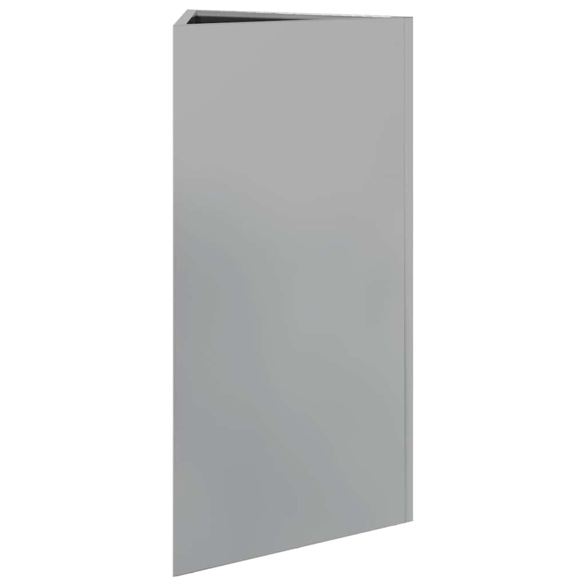 vidaXL Ζαρντινιέρες Κήπου 2 τεμ. Τρίγωνο 40x34,5x75 εκ Γαλβ. Ατσάλι