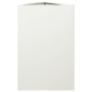 vidaXL Ζαρντινιέρα Κήπου Λευκό Τρίγωνο 50x43x75 εκ. από Ατσάλι