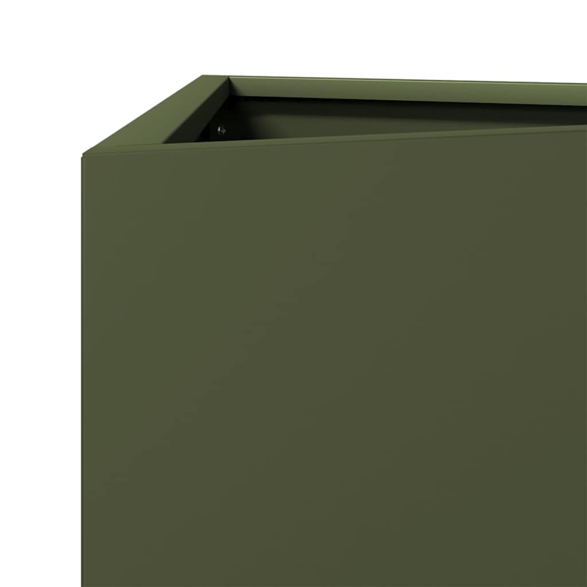 vidaXL Ζαρντινιέρα Κήπου Λαδί Τρίγωνο 50x43x75 εκ. από Ατσάλι
