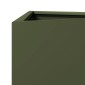 vidaXL Ζαρντινιέρα Κήπου Λαδί Τρίγωνο 50x43x75 εκ. από Ατσάλι