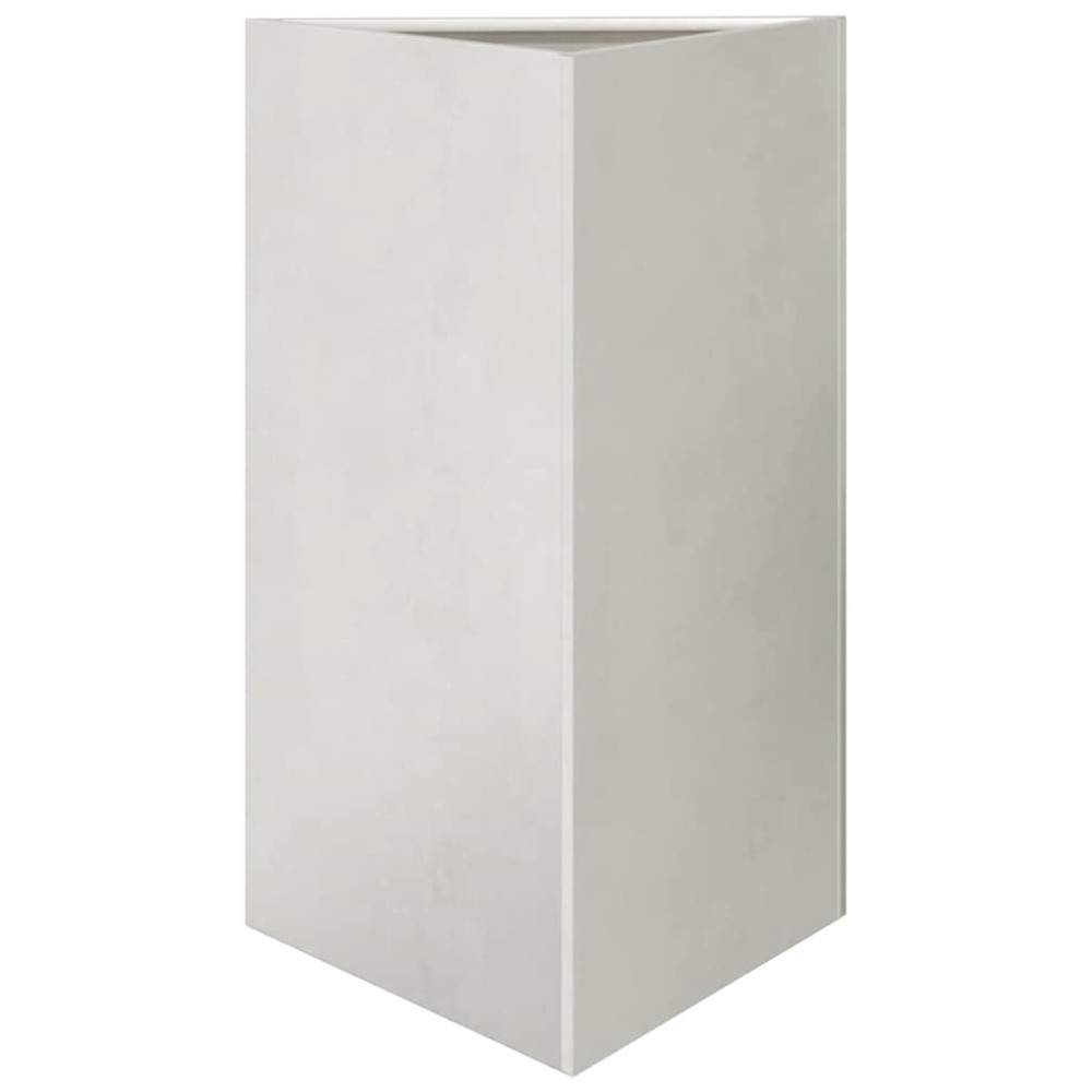 vidaXL Ζαρντινιέρα Κήπου Τρίγωνο 50x43x75 εκ Ανοξείδωτο Ατσάλι