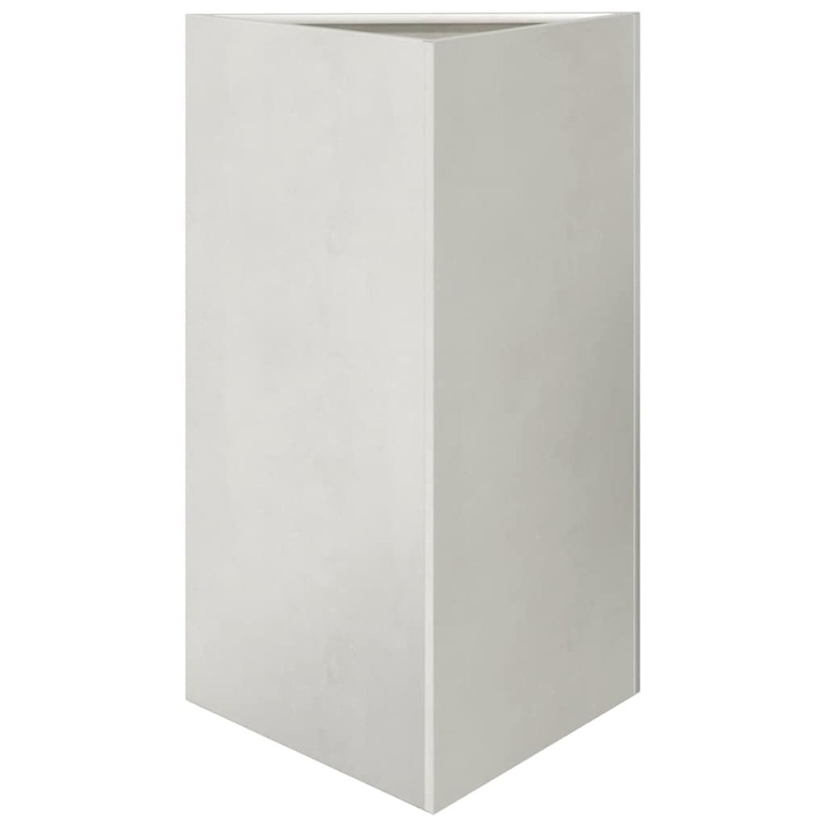 vidaXL Ζαρντινιέρα Κήπου Τρίγωνο 50x43x75 εκ Ανοξείδωτο Ατσάλι