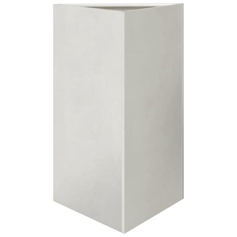 vidaXL Ζαρντινιέρα Κήπου Τρίγωνο 50x43x75 εκ Ανοξείδωτο Ατσάλι
