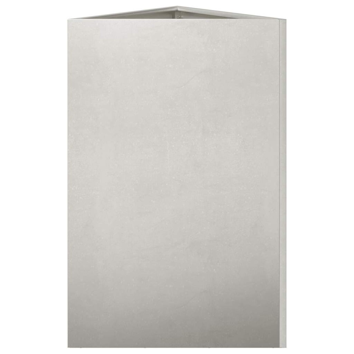 vidaXL Ζαρντινιέρα Κήπου Τρίγωνο 50x43x75 εκ Ανοξείδωτο Ατσάλι