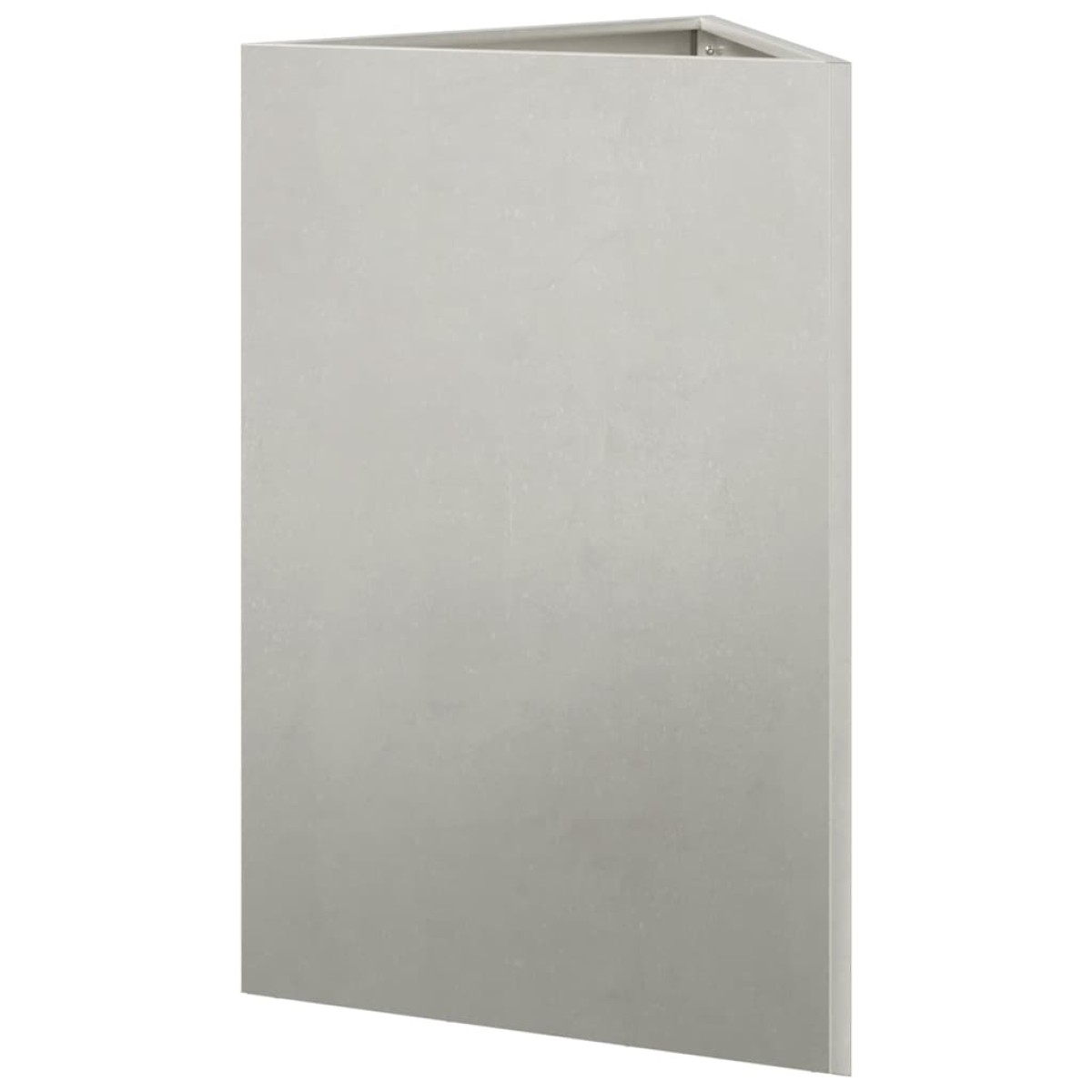 vidaXL Ζαρντινιέρα Κήπου Τρίγωνο 50x43x75 εκ Ανοξείδωτο Ατσάλι