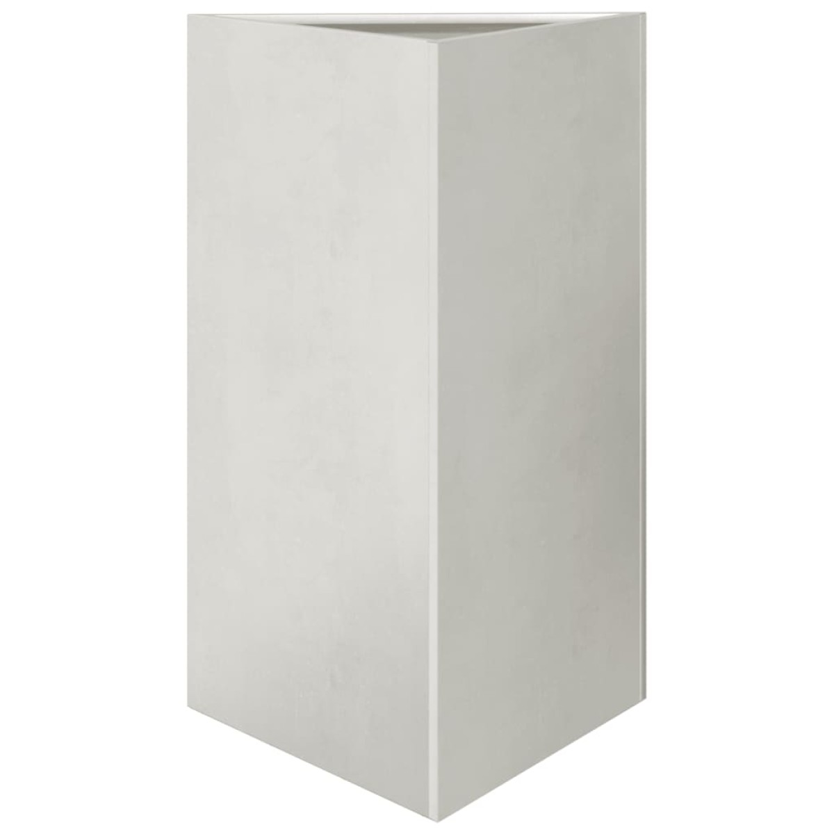 vidaXL Ζαρντινιέρες Κήπου 2 τεμ. Τρίγωνο 50x43x75 εκ Ανοξείδωτο Ατσάλι