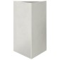 vidaXL Ζαρντινιέρες Κήπου 2 τεμ. Τρίγωνο 50x43x75 εκ Ανοξείδωτο Ατσάλι