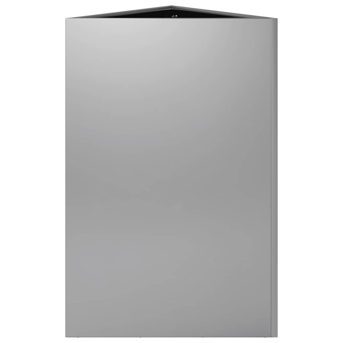 vidaXL Ζαρντινιέρα Κήπου Τρίγωνο 50x43x75 εκ Γαλβ. Ατσάλι