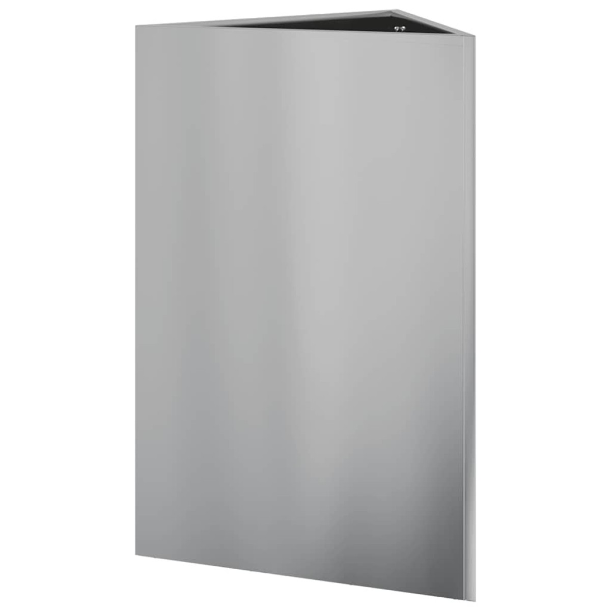 vidaXL Ζαρντινιέρα Κήπου Τρίγωνο 50x43x75 εκ Γαλβ. Ατσάλι