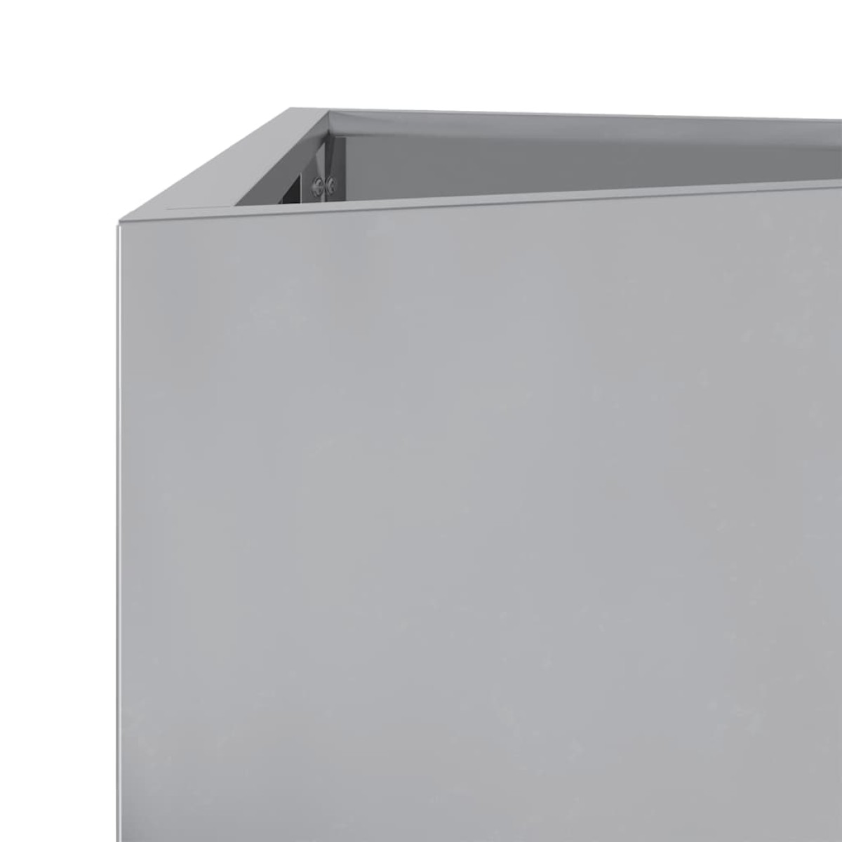 vidaXL Ζαρντινιέρα Κήπου Τρίγωνο 50x43x75 εκ Γαλβ. Ατσάλι