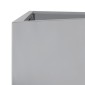 vidaXL Ζαρντινιέρα Κήπου Τρίγωνο 50x43x75 εκ Γαλβ. Ατσάλι