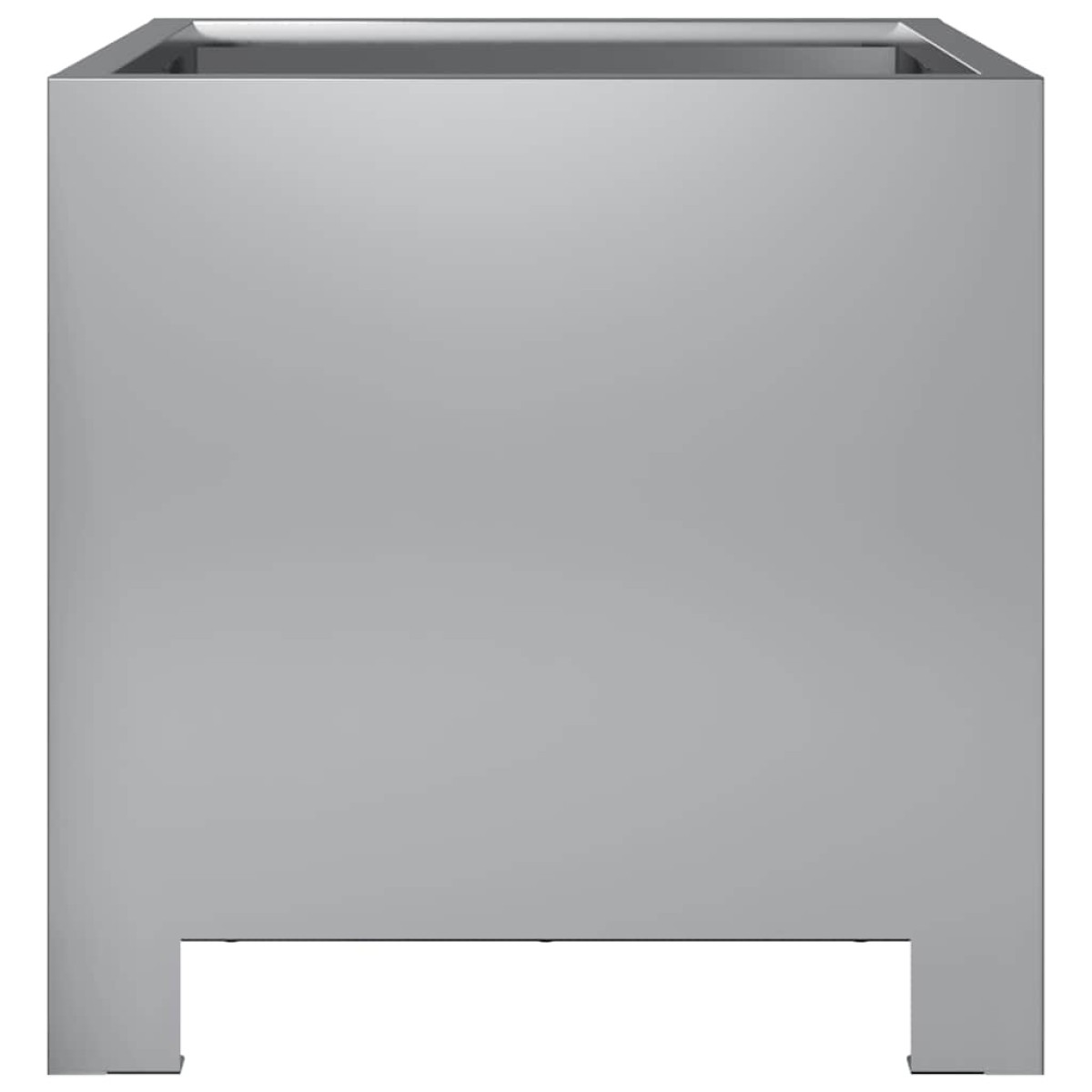 vidaXL Ζαρντινιέρες Κήπου 2 τεμ. 30x30x30 εκ. από Γαλβανισμένο Χάλυβα