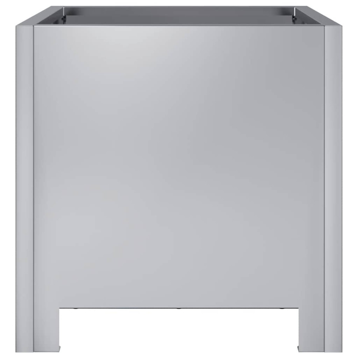 vidaXL Ζαρντινιέρες Κήπου 2 τεμ. 30x30x30 εκ. από Γαλβανισμένο Χάλυβα