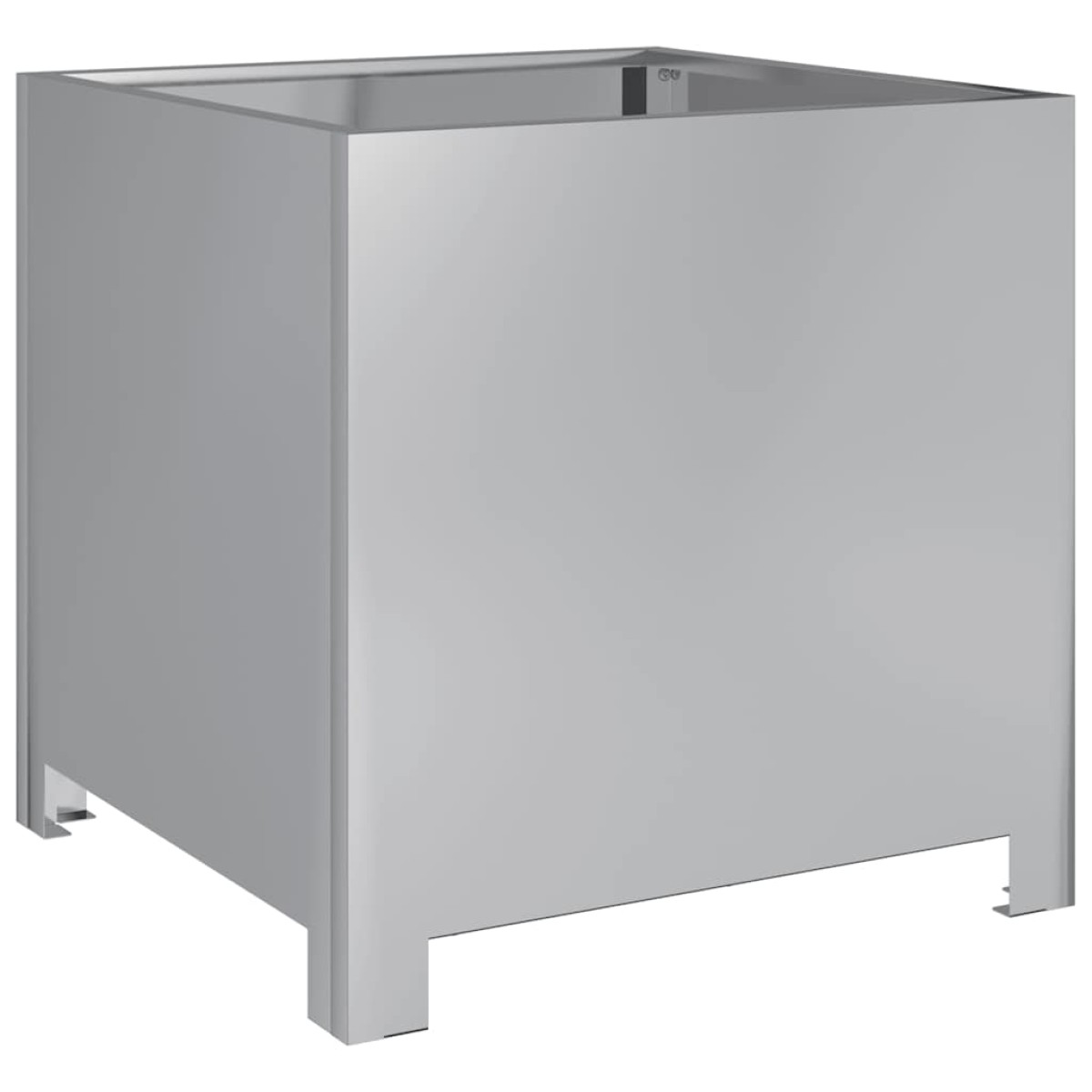 vidaXL Ζαρντινιέρα Κήπου 40x40x40 εκ. Γαλβανισμένο Χάλυβα