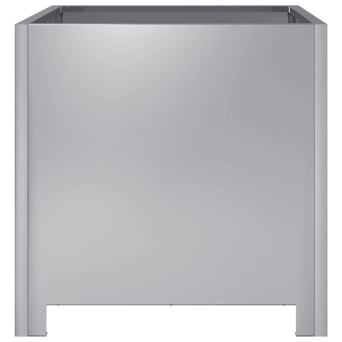vidaXL Ζαρντινιέρα Κήπου 40x40x40 εκ. Γαλβανισμένο Χάλυβα