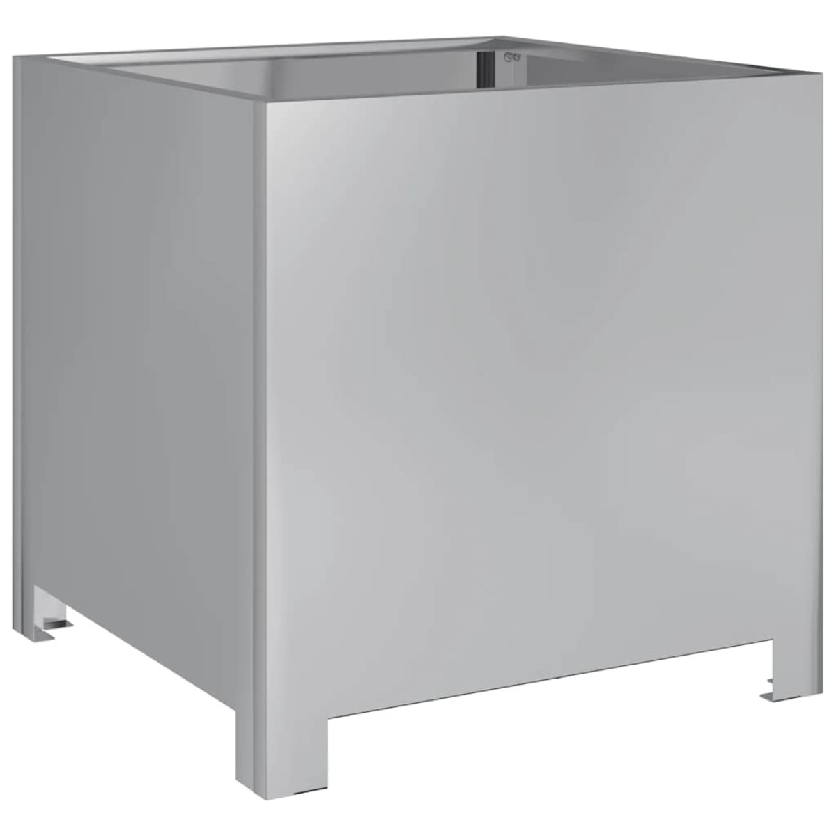 vidaXL Ζαρντινιέρες Κήπου 2 τεμ. 40x40x40 εκ. Γαλβανισμένο Χάλυβα