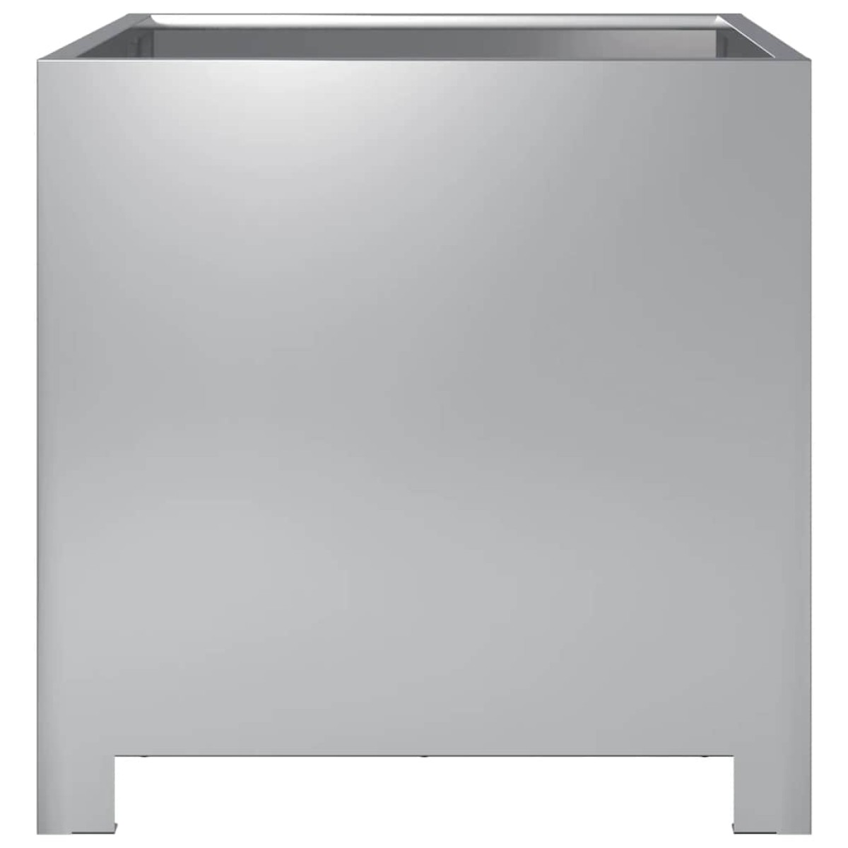 vidaXL Ζαρντινιέρες Κήπου 2 τεμ. 40x40x40 εκ. Γαλβανισμένο Χάλυβα