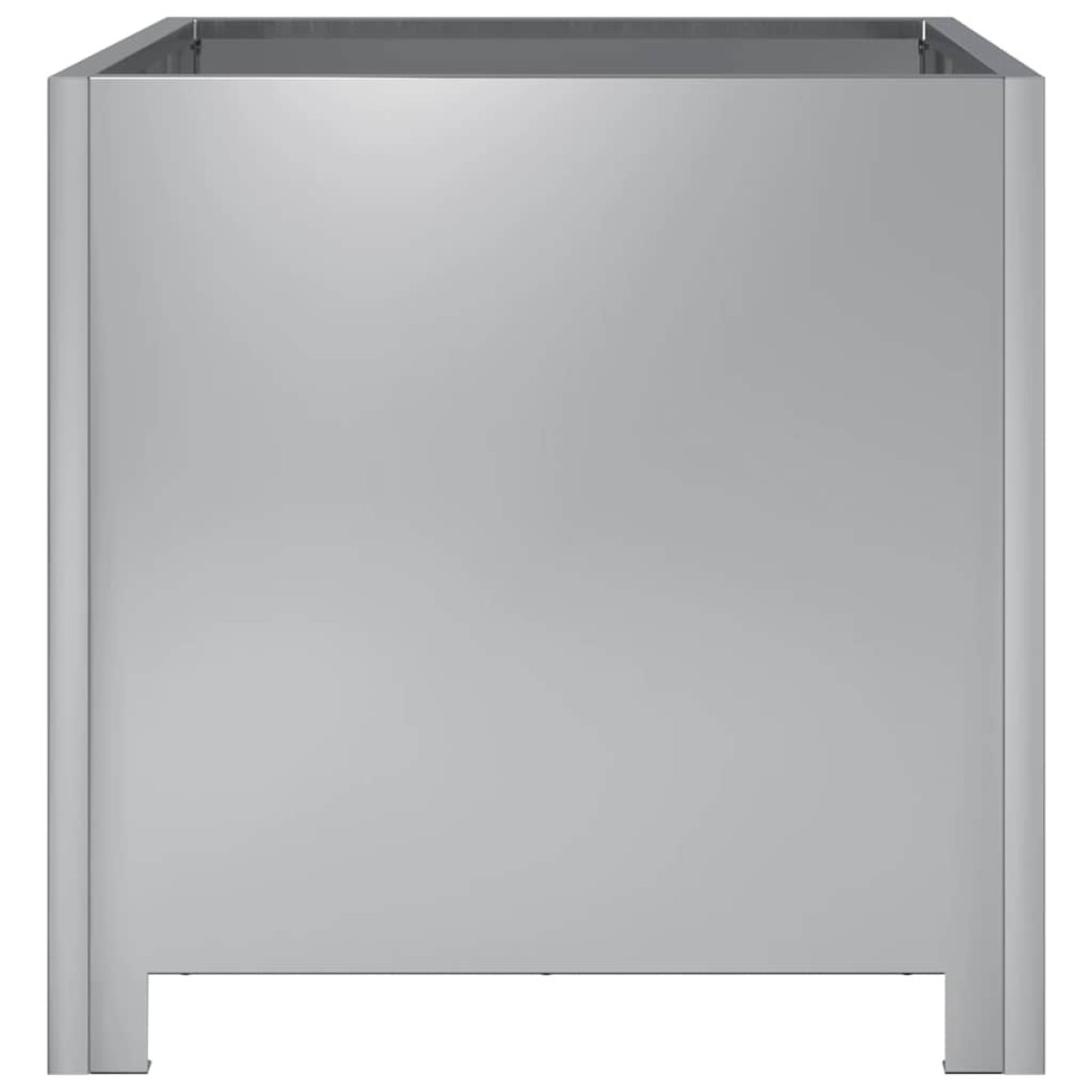 vidaXL Ζαρντινιέρες Κήπου 2 τεμ. 40x40x40 εκ. Γαλβανισμένο Χάλυβα