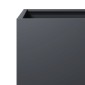 vidaXL Ζαρντινιέρα Κήπου Ανθρακί 50x50x50 εκ. από Ατσάλι