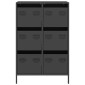 vidaXL Ντουλάπι Μαύρο 68 x 39 x 101,5 εκ. από Χάλυβα