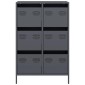 vidaXL Ντουλάπι Ανθρακί 68x39x101,5 εκ. από Χάλυβα