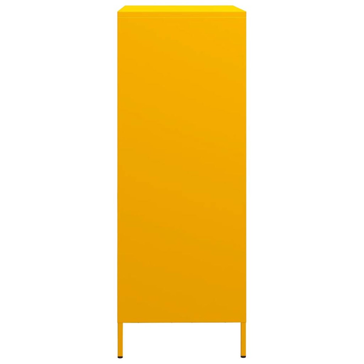 vidaXL Ντουλάπι Μουσταρδί 68x39x101,5 εκ. από Ατσάλι
