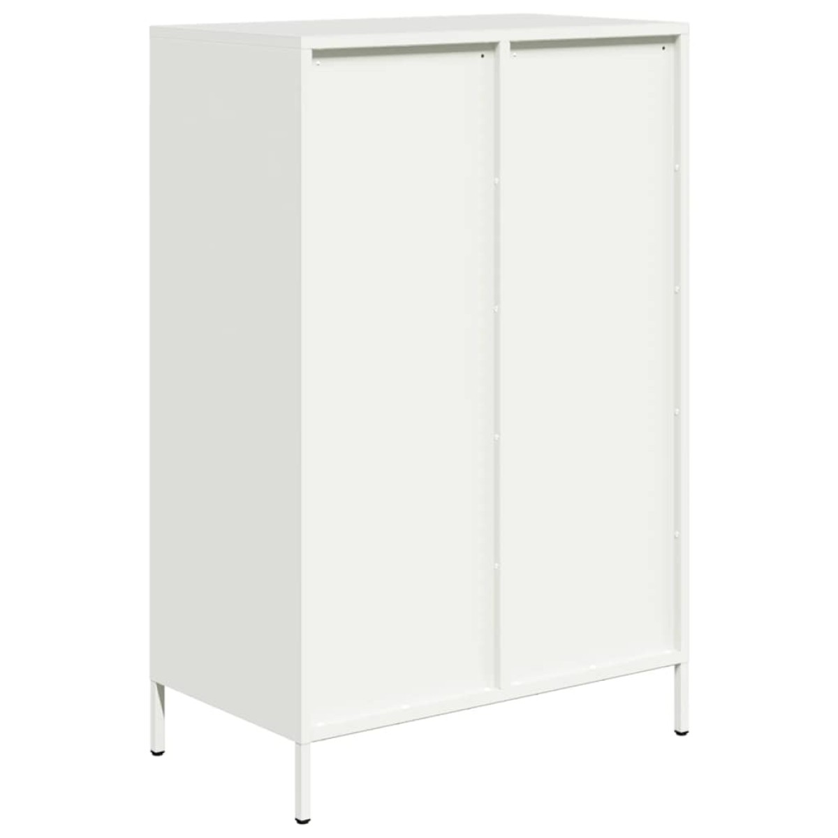 vidaXL Ντουλάπι Λευκό 68x39x101,5 εκ. από Χάλυβα
