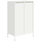 vidaXL Ντουλάπι Λευκό 68x39x101,5 εκ. από Χάλυβα