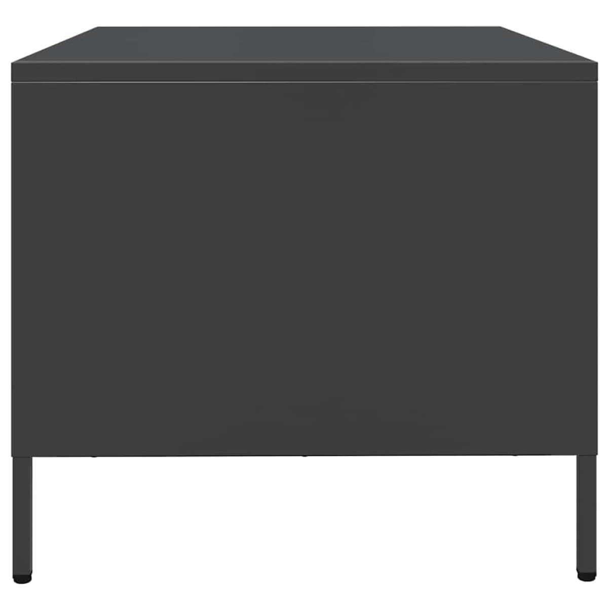 vidaXL Έπιπλο Τηλεόρασης Μαύρο 68x50x43,5 εκ. Χάλυβας Ψυχρής Έλασης