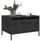 vidaXL Έπιπλο Τηλεόρασης Μαύρο 68x50x43,5 εκ. Χάλυβας Ψυχρής Έλασης