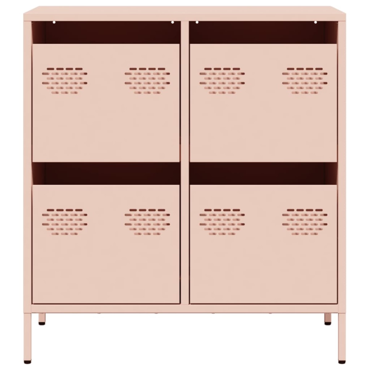 vidaXL Ντουλάπι Ροζ 68x39x73,5 εκ. από Χάλυβα Ψυχρής Έλασης