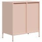 vidaXL Ντουλάπι Ροζ 68x39x73,5 εκ. από Χάλυβα Ψυχρής Έλασης
