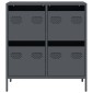vidaXL Ντουλάπι Ανθρακί 68x39x73,5 εκ. από Χάλυβα Ψυχρής Έλασης