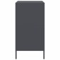 vidaXL Ντουλάπι Ανθρακί 68x39x73,5 εκ. από Χάλυβα Ψυχρής Έλασης