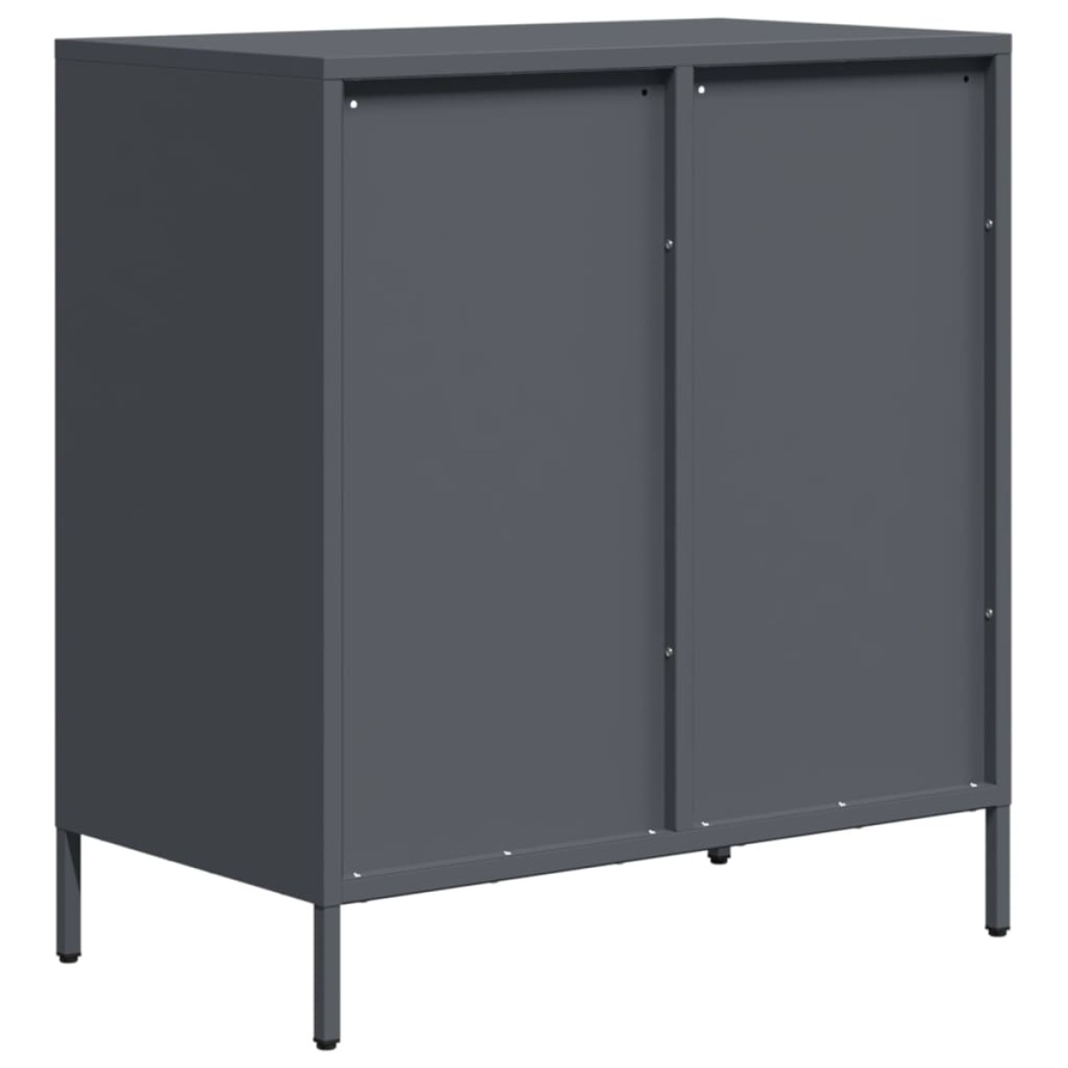 vidaXL Ντουλάπι Ανθρακί 68x39x73,5 εκ. από Χάλυβα Ψυχρής Έλασης