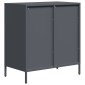 vidaXL Ντουλάπι Ανθρακί 68x39x73,5 εκ. από Χάλυβα Ψυχρής Έλασης