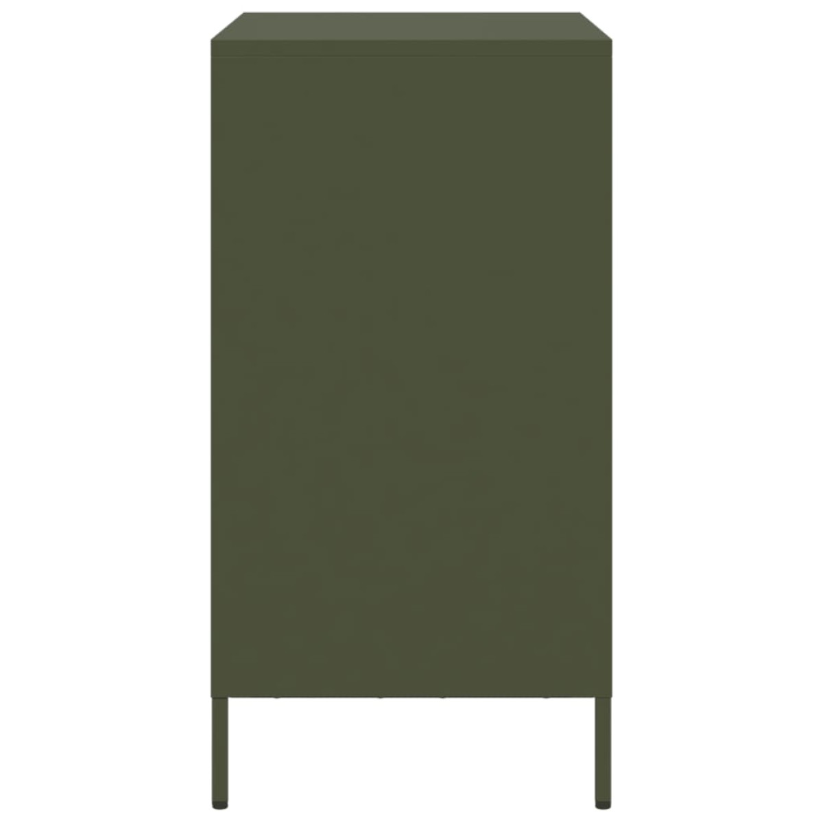 vidaXL Ντουλάπι Λαδί 68x39x73,5 εκ. από Χάλυβα Ψυχρής Έλασης