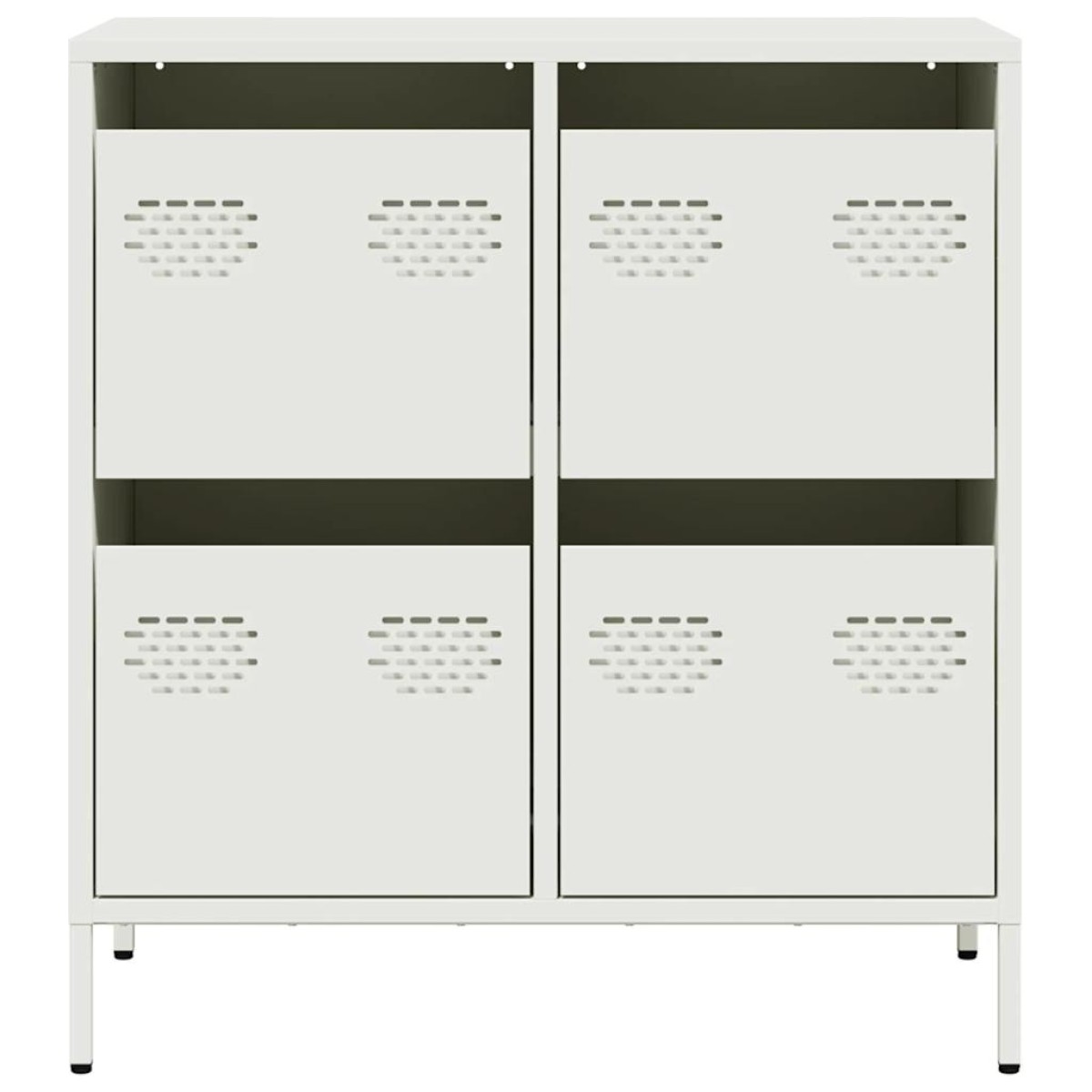 vidaXL Ντουλάπι Λευκό 68x39x73,5 εκ. από Χάλυβα Ψυχρής Έλασης