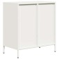 vidaXL Ντουλάπι Λευκό 68x39x73,5 εκ. από Χάλυβα Ψυχρής Έλασης