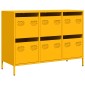 vidaXL Ντουλάπι Μουσταρδί 101,5x39x73,5 εκ. από Χάλυβα Ψυχρής Έλασης
