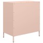 vidaXL Ντουλάπι Ροζ 68x39x73,5 εκ. από Χάλυβα Ψυχρής Έλασης