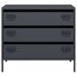 vidaXL Ντουλάπι Ανθρακί 68x39x58,5 εκ. από Χάλυβα Ψυχρής Έλασης