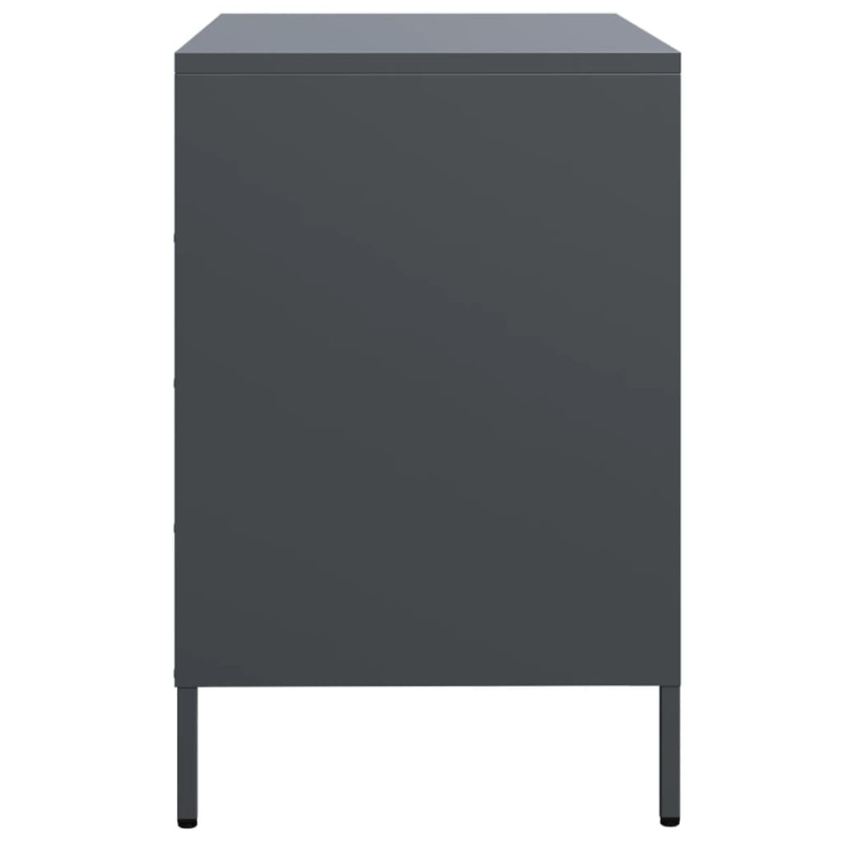 vidaXL Ντουλάπι Ανθρακί 68x39x58,5 εκ. από Χάλυβα Ψυχρής Έλασης