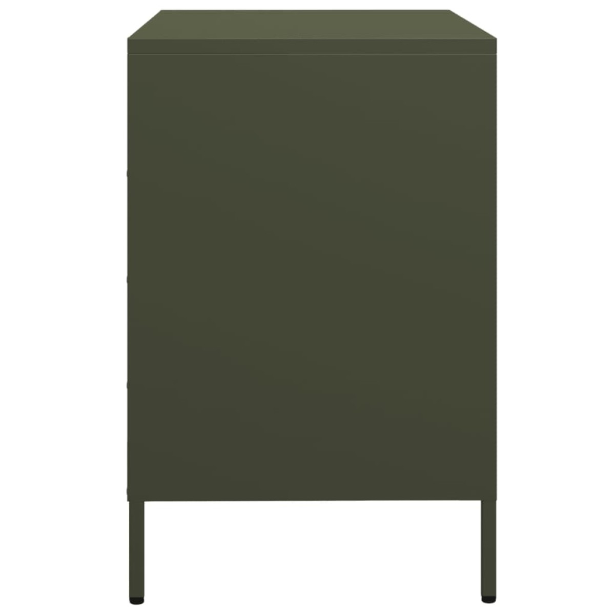 vidaXL Ντουλάπι Λαδί 68x39x58,5 εκ. από Χάλυβα Ψυχρής Έλασης