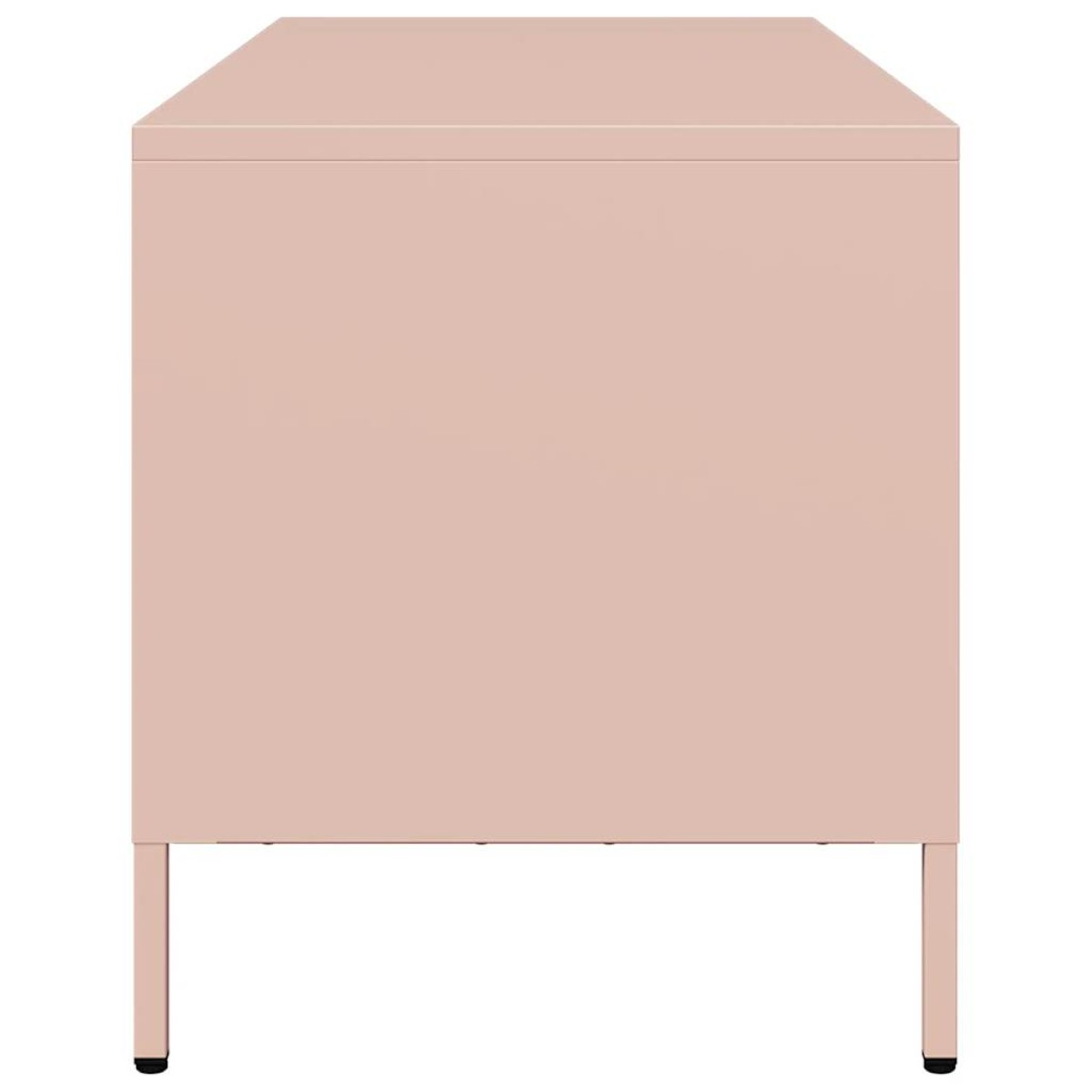 vidaXL Έπιπλο Τηλεόρασης Ροζ 101,5x39x43,5 εκ. Ατσάλι Ψυχρής Έλασης