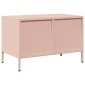 vidaXL Έπιπλο Τηλεόρασης Ροζ 68 x 39 x 43,5 εκ. Χάλυβας Ψυχρής Έλασης