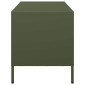 vidaXL Έπιπλο Τηλεόρασης Λαδί 68 x 39 x 43,5 εκ. Χάλυβας Ψυχρής Έλασης
