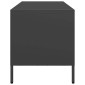 vidaXL Έπιπλο Τηλεόρασης Μαύρο 101,5x39x43,5 εκ. Ατσάλι Ψυχρής Έλασης